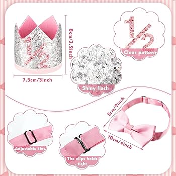 Amazon.com: Spakon Glitter Half Birthday 6 Months Happy